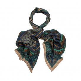 Amulet Emerald Square Wool Scarf