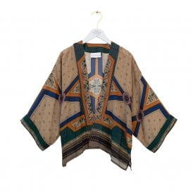 Fleur De Lys Sand Kimono