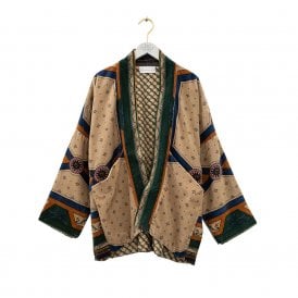 Fleur De Lys Sand Velvet Jacket