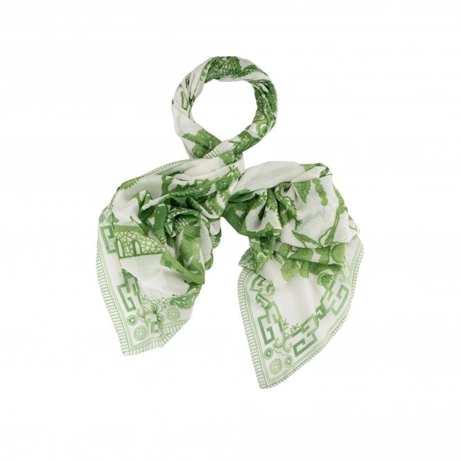 One Hundred Stars Giant Willow Green Scarf