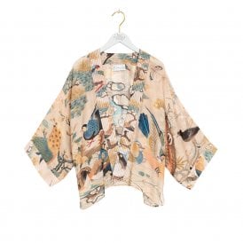 Hummingbird Nude Kimono