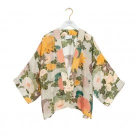 Jacquard Putty Kimono