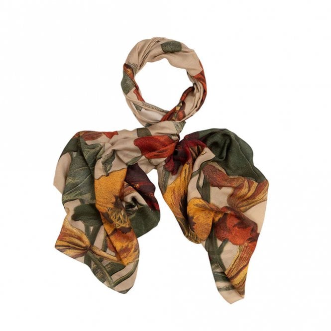 One Hundred Stars Nasturtium Fawn Scarf