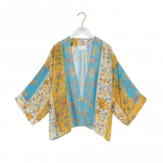 One Hundred Stars Ribbons Gold Kimono