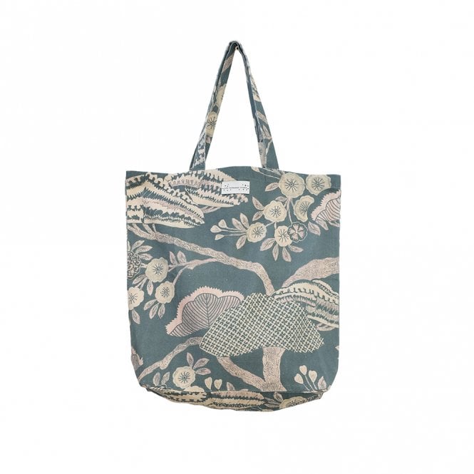 One Hundred Stars Rosa Blue Canvas Bag