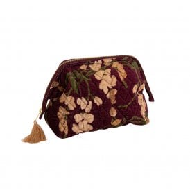 Wisteria Plum Velvet Pouch