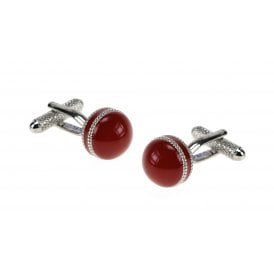 Cricket Ball Cufflinks