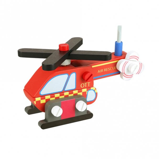 Orange Tree Toys Buildable Helicopter Wooden Toy