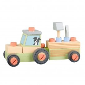 Buildable Tractor Wooden Toy