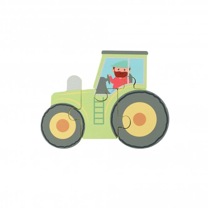 Orange Tree Toys Farm Tractor Mini Puzzle