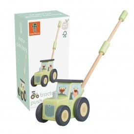 Farm Tractor Push Along Boxed