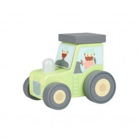 Farm Tractor Wooden Toy
