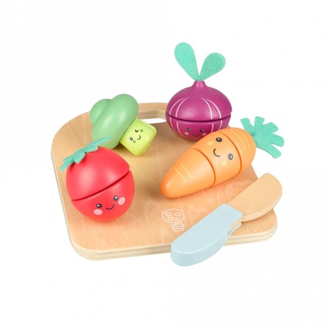 Orange Tree Toys Happy Veggies Cutting Veg Set