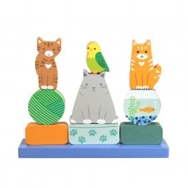 Kitty Stacker Wooden Toy