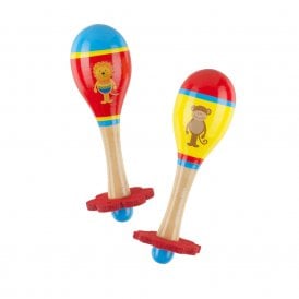 Lion and Monkey Maracas Set