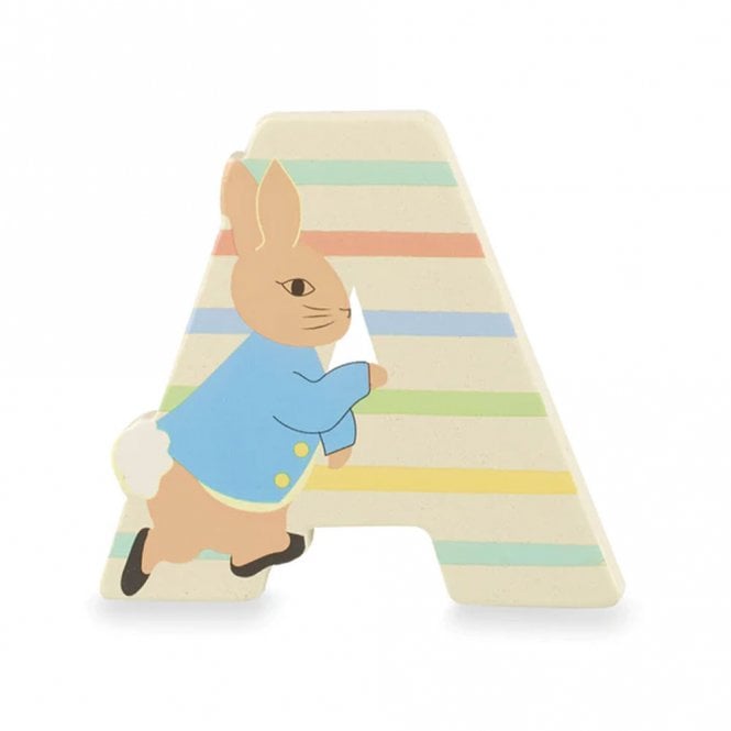 Orange Tree Toys Peter Rabbit Wooden Letter - A