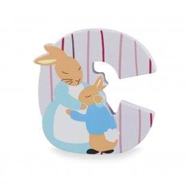Peter Rabbit Wooden Letter - C