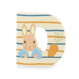 Peter Rabbit Wooden Letter - D