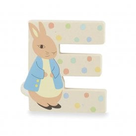 Peter Rabbit Wooden Letter - E