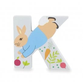 Peter Rabbit Wooden Letter - K