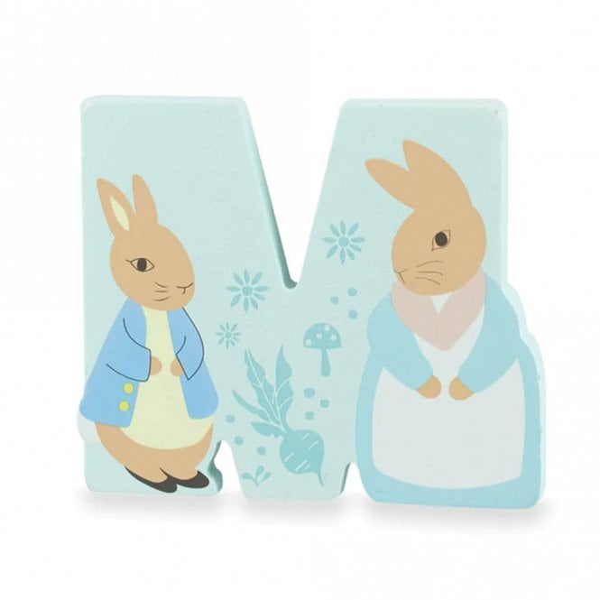 Orange Tree Toys Peter Rabbit Wooden Letter - M