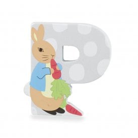 Peter Rabbit Wooden Letter - P