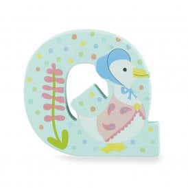 Peter Rabbit Wooden Letter - Q
