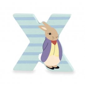 Peter Rabbit Wooden Letter - X
