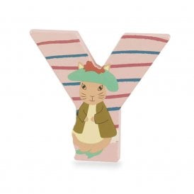 Peter Rabbit Wooden Letter - Y