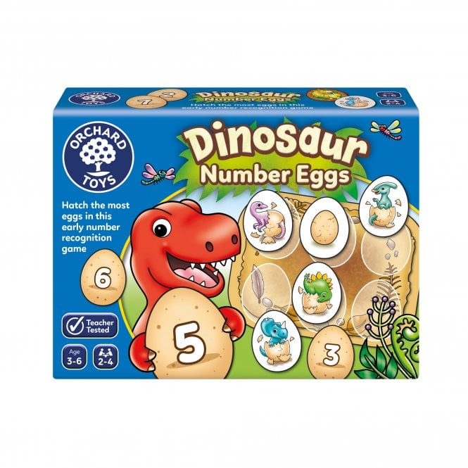 Orchard Toys Dinosaur Number Eggs Game