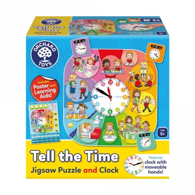 Orchard Toys Tell the Time Jigsaw Puzzle and Clock