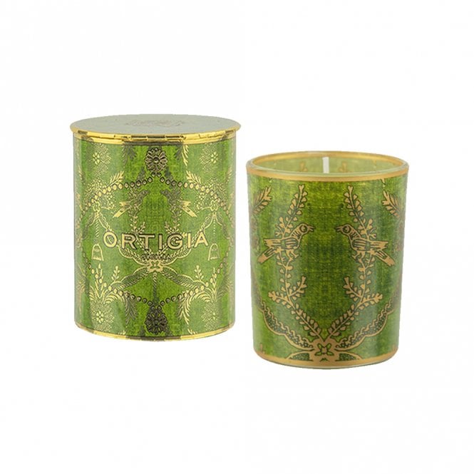 Ortigia Lime di Sicilia Decorated Candle