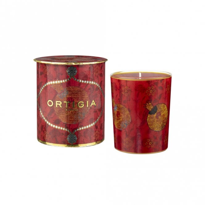Ortigia Melograno Decorated Candle