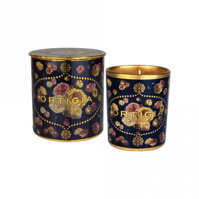 Ortigia Rose Antiche Decorated Candle