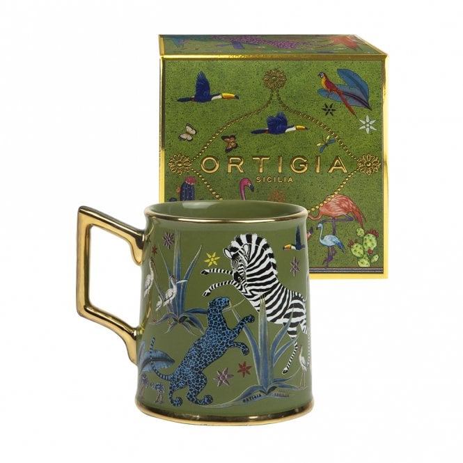 Ortigia Tazza Green Ceramic Mug