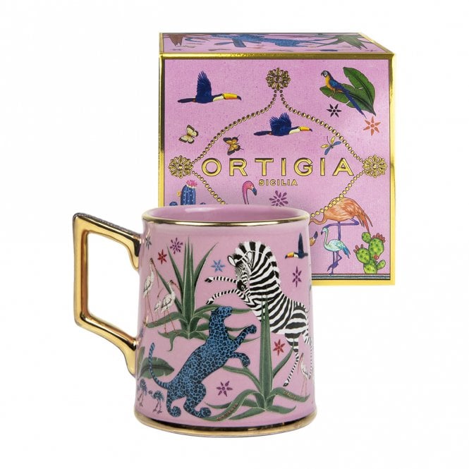 Ortigia Tazza Pink Ceramic Mug