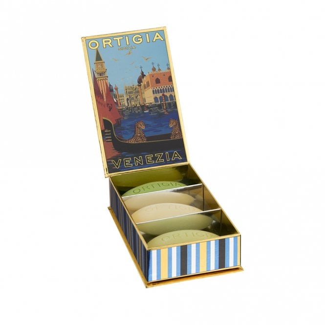 Ortigia Venezia City Box of 3 Soaps