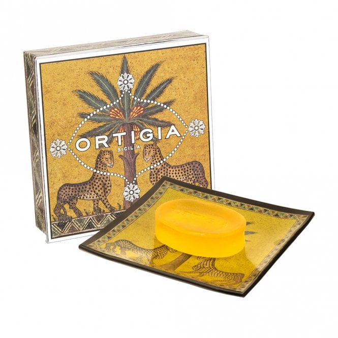 Ortigia Zagara Glass Plate & Soap