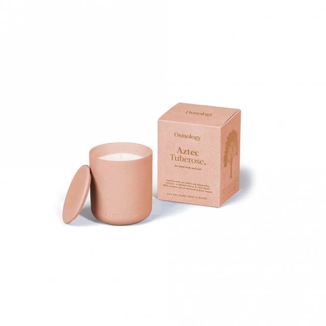 Osmology Aztec Tuberose Candle - Peach, Almond Milk & Tuberose