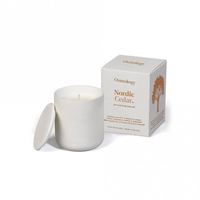 Osmology Nordic Cedar Candle - Cedar, Cinnamon & Bergamot