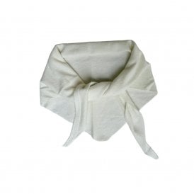 Dina Cream Triangle Scarf