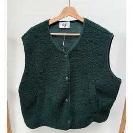 Kirsten Green Sleeveless Jacket