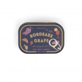 Bordeaux Grape Bistro Tin Candle