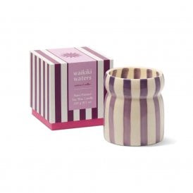 Cabana Purple Striped Waikiki Waters Candle