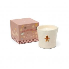Gingerbread Bistro Ceramic Candle