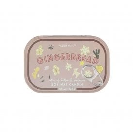Gingerbread Bistro Tin Candle