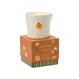 Pumpkin Spice Bistro Ceramic Candle