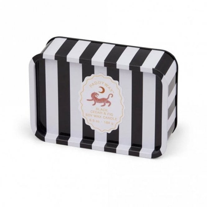 Paddywax Tiger Cedar & Fig Tin Candle