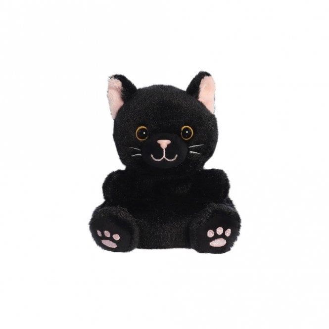 Palm Pals Twilight Black Cat Soft Toy