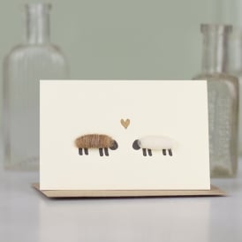 Sheep in Love Mini Card